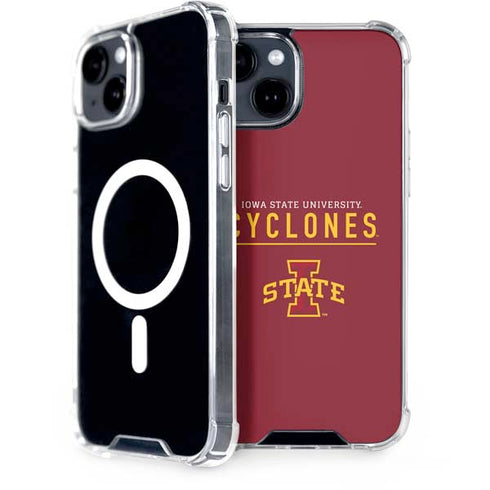 Iowa State University Athletic Text iPhone 13 MagSafe Case