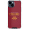 Iowa State University Athletic Text iPhone 15 Clear Case