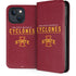 Iowa State University Athletic Text iPhone 15 Folio Case
