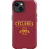 Iowa State University Athletic Text iPhone 15 Impact Case