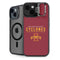 Iowa State University Athletic Text iPhone 15 Kickstand Case