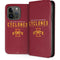 Iowa State University Athletic Text iPhone 15 Pro Folio Case