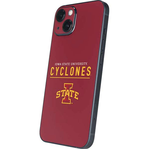 Iowa State University Athletic Text iPhone 15 Skin