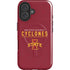 Iowa State University Athletic Text iPhone 16 Magsafe Impact Case