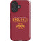 Iowa State University Athletic Text iPhone 16 Plus Impact Case