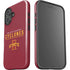 Iowa State University Athletic Text iPhone 16 Plus Impact Case