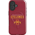 Iowa State University Athletic Text iPhone 16 Plus Magsafe Impact Case