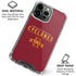 Iowa State University Athletic Text iPhone 16 Pro Clear Case