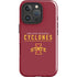 Iowa State University Athletic Text iPhone 16 Pro Impact Case
