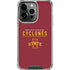 Iowa State University Athletic Text iPhone 16 Pro Max Clear Case