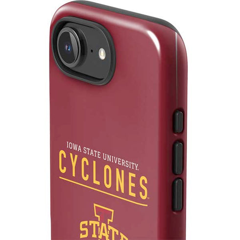Iowa State University Athletic Text iPhone 16e Impact Case