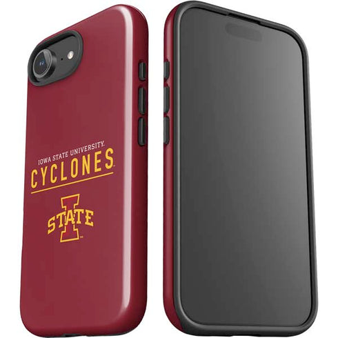 Iowa State University Athletic Text iPhone 16e Impact Case