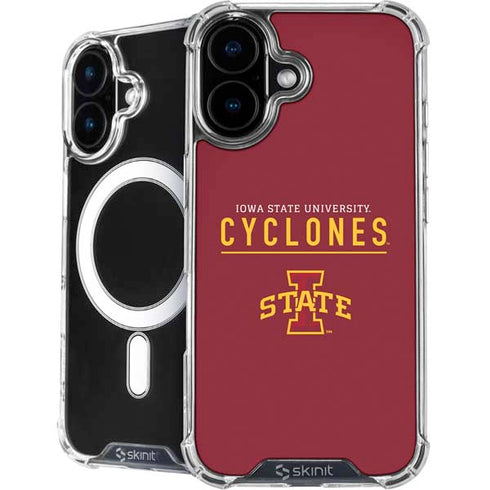 Iowa State University Athletic Text iPhone 17 MagSafe Case