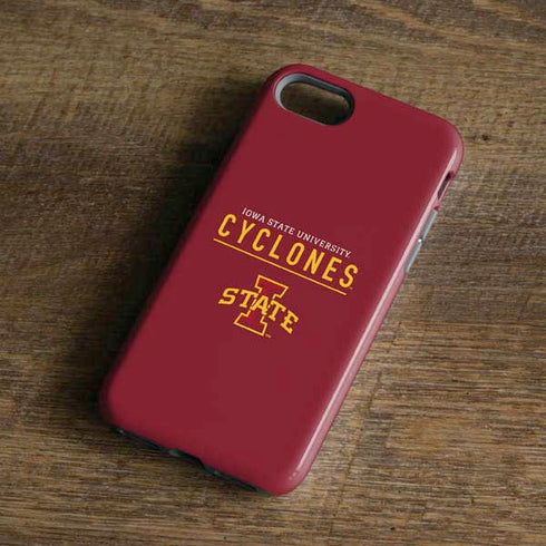 Iowa State University Athletic Text iPhone 8 Pro Case