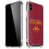 Iowa State University Athletic Text iPhone X/XS Clear Case