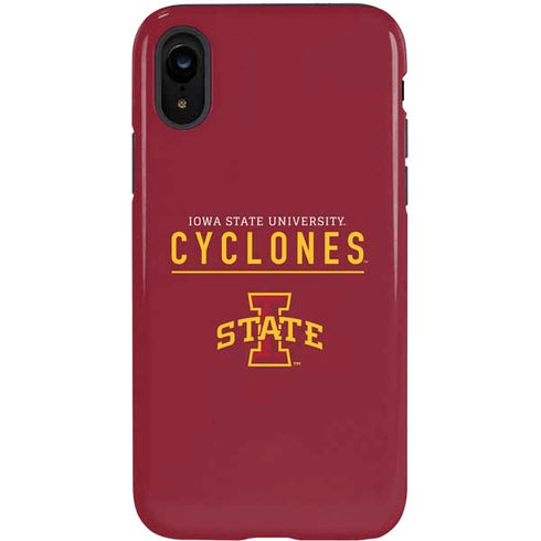 Iowa State University Athletic Text iPhone XR Pro Case