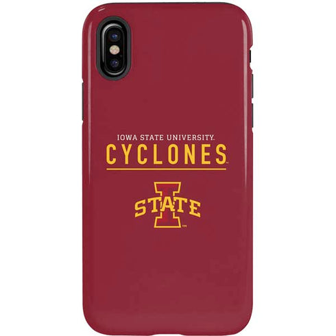 Iowa State University Athletic Text iPhone XS Pro Case