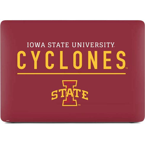 Iowa State University Athletic Text Apple MacBook Air Skin