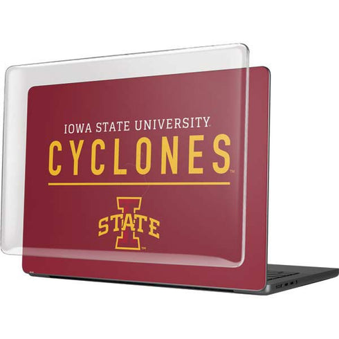 Iowa State University Athletic Text MacBook Pro 14in (2021-24) Case plus Skin