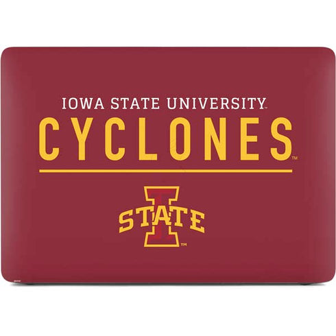 Iowa State University Athletic Text Apple MacBook Pro 16-inch Skin