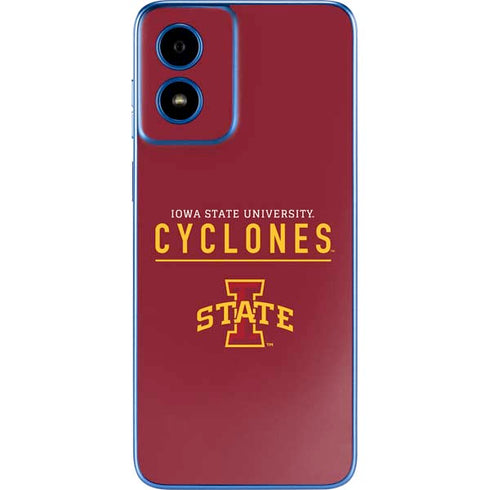 Iowa State University Athletic Text Moto G Play 4G (2024) Skin