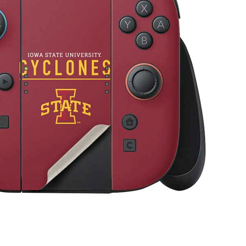 Iowa State University Athletic Text Nintendo Switch 2 (2025) Joy-Con Controller Skin