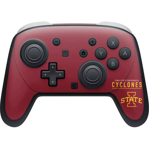 Iowa State University Athletic Text Nintendo Switch 2 (2025) Pro Controller Skin