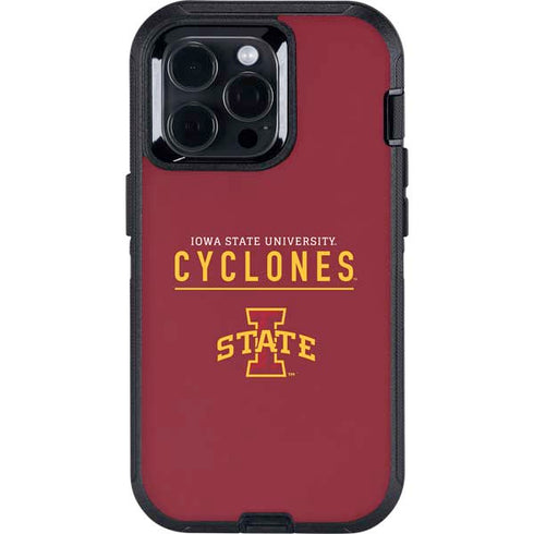 Iowa State University Athletic Text Otterbox Defender iPhone Skin