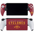 Iowa State University Athletic Text PlayStation Portal Remote Player Skin