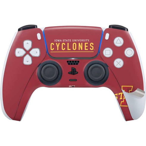 Iowa State University Athletic Text PS5 Pro Bundle Skin