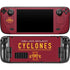 Iowa State University Athletic Text Steam Deck Handheld Gaming Computer OLED Skin