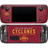 Iowa State University Athletic Text Steam Deck Handheld Gaming Computer Skin