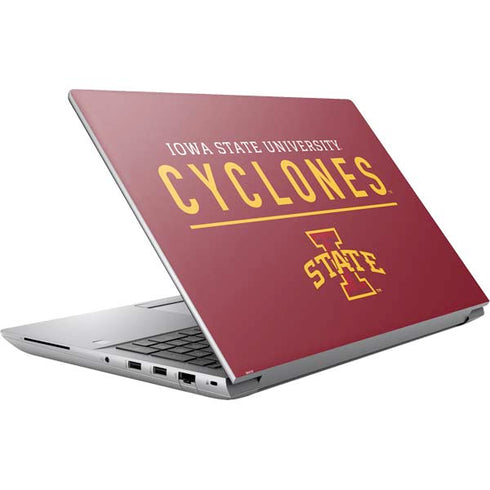 Iowa State University Athletic Text HP ZBook Fury 16 G10 Skin