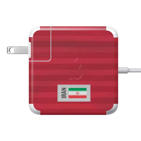Iran Soccer Flag 85W Power Adapter (15 and 17 inch MacBook Pro Charger) Skin