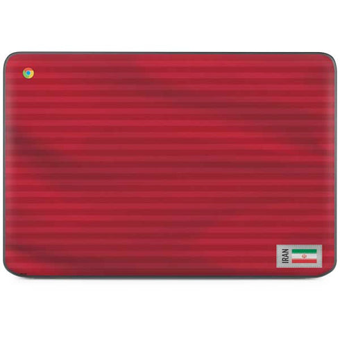 Iran Soccer Flag HP Chromebook Skin