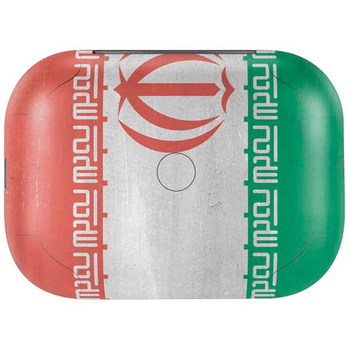 Iran Flag Distressed Amazon Echo Buds Skin