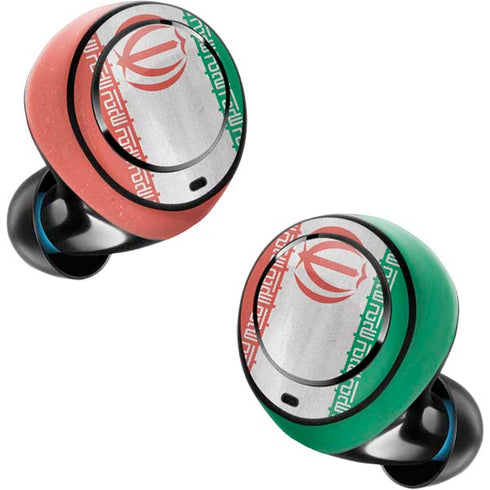 Iran Flag Distressed Amazon Echo Buds Skin