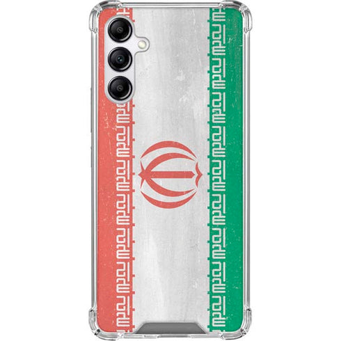 Iran Flag Distressed Gabb Phone 4 Clear Case
