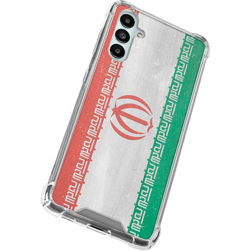 Iran Flag Distressed Gabb Phone 4 Clear Case