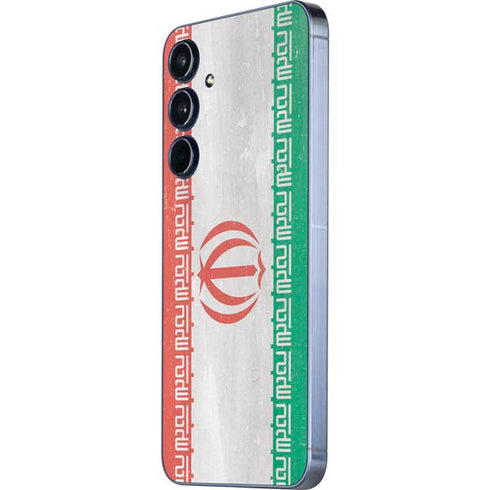 Iran Flag Distressed Galaxy A35 5G Skin