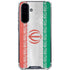 Iran Flag Distressed Galaxy A36 5G Clear Case