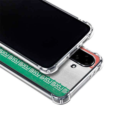 Iran Flag Distressed Galaxy A36 5G Clear Case