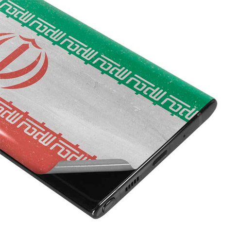 Iran Flag Distressed Galaxy Note 10 Plus Skin