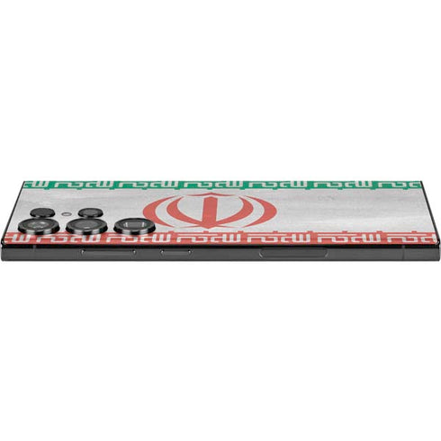 Iran Flag Distressed Galaxy Skins