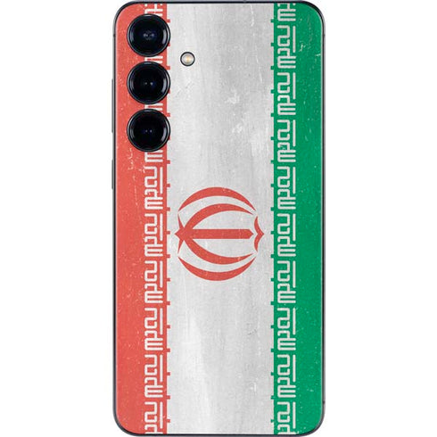 Iran Flag Distressed Galaxy S24 Skin