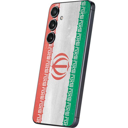Iran Flag Distressed Galaxy S25 Skin