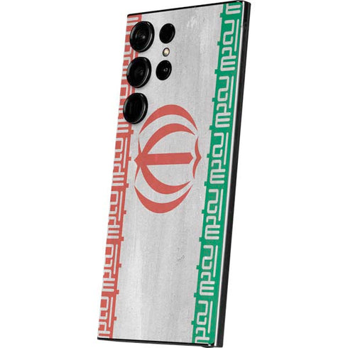 Iran Flag Distressed Galaxy S25 Ultra Skin