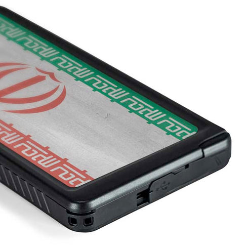 Iran Flag Distressed Galaxy S24 Ultra Waterproof Case