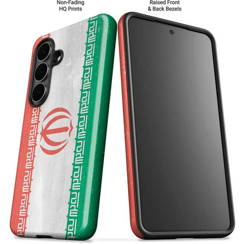 Iran Flag Distressed Galaxy S26 Impact Case
