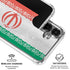 Iran Flag Distressed Galaxy S26 Plus Clear Case